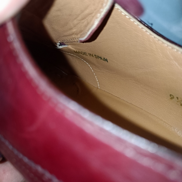 David Eden Crocodile alligator Derby Oxfords men's size 9.5M - Picture 14 of 16